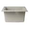 Alfi Brand Biscuit 17" Drop-In Rectangular Granite Composite Kitchen Prep Sink AB1720DI-B - alternate 10